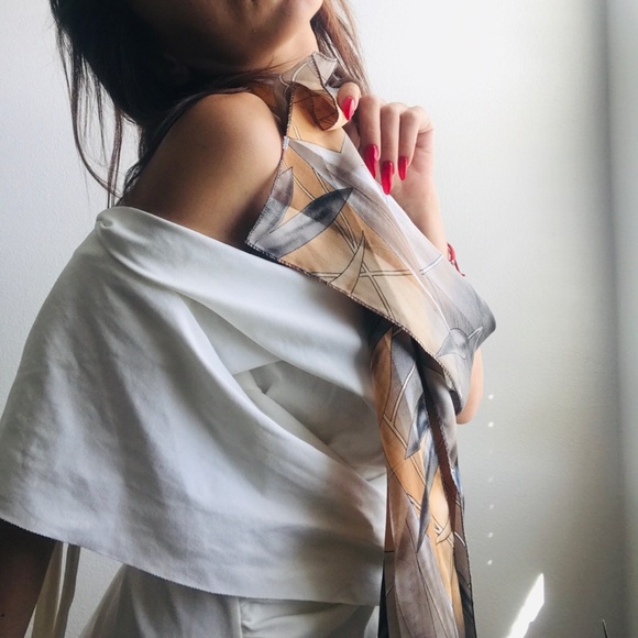 Vintage Accessories - 🔵Silk Vintage Scarf/wrap